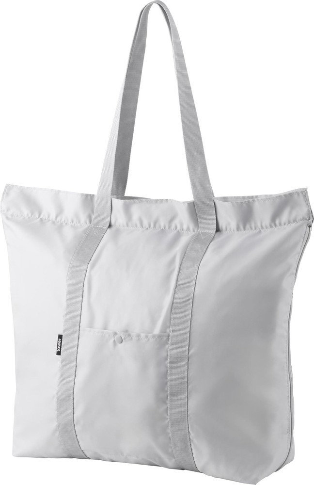 Washable takeaway sushi and pizza bag, light grey