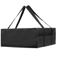For Pizza Delivery Excellent Insulation Black And Red Spacious Food Bag