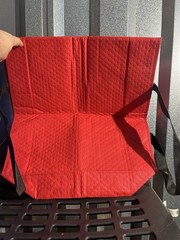 Insulated DoorDash Pizza Bag Red With Handles 19” X 19” X 5”