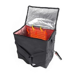 Insulated Heated Delivery Bag with Handle — Portable Food Warmer & Collapsible B