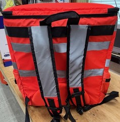 Doordash Insulated Delivery Backpack Thermal Cooler Food Bag Open Box