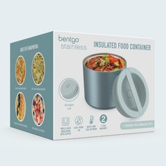 Bentgo Stainless Insulated Food Container — 2.4 Cups (19 oz) Triple-Layer