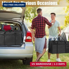 PEASUG Insulated Bags for Food Delivery, XXXL Pizza Delivery Bags, Large Capacit