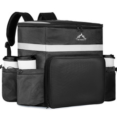 Gohimal Food Delivery Backpack, Insulated Delivery Bags for Delivery Bike, Large