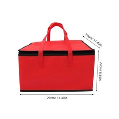 Premium Red Insulated Cooler Bag for Food Storage and Outdoor Activities