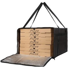 Insulated Pizza Delivery Bag — 132L Capacity for Doordash & Grubhub