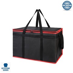 Insulated Food Delivery Tote — XL Capacity, Waterproof, Keep Food Hot/Cold
