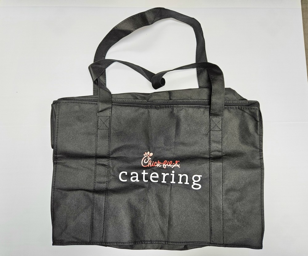 Chick Fil A Catering Tote Bag Lightweight Zip 22x12x14