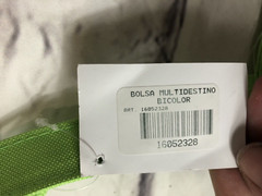 Nwt 100% Mexican Pink/White/Green Zip Up Tote Bag