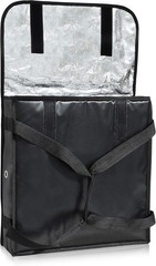 Classic Style 18x18x5 Inch Pizza Delivery Bag, Black