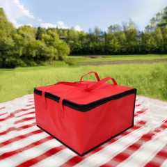 2 Pcs Storage Bag Shopping Food Transport Thermal Hot Carriers for Insulated