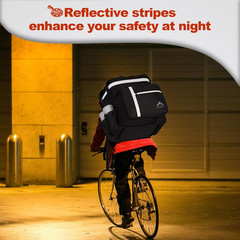 Food Delivery Backpack, Insulated Food Delivery Bags for Takeout Bike, Large Piz