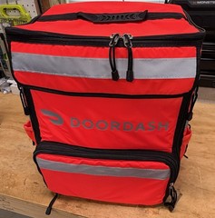 Doordash Insulated Delivery Backpack Thermal Cooler Food Bag Open Box