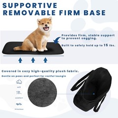 Lightweight Dog Purse Carrier for Small Dogs Under 15 lbs, Puffy Quilted Pet …