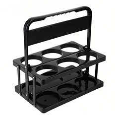 6 Cup Drink Carrier with Handle, Plastic Cup Carriers for Drinks, Drink Holder f