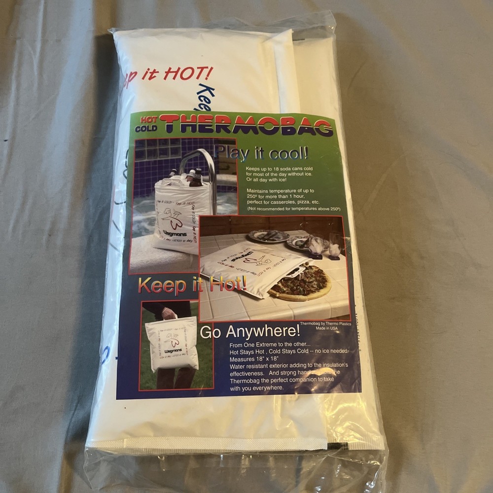 Wegmans Reusable Thermal Bag Vintage Wegmans Bag New In Package 18”x18”