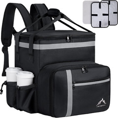 Food Delivery Backpack, Insulated Food Delivery Bags for Takeout Bike