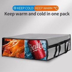 Insulated Pizza Bags for Delivery, 20 x 20 x 6 Pizza Bag for, Pizza Hot Warme…