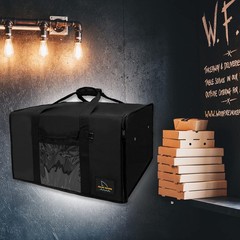Insulated Pizza Bags for Delivery, 20in x 20in x 12in, Commercial Pizza Warme…