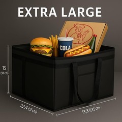 musbus Additional Bottom Plate XXXL Insulated Food Delivery Bag Cooler Bags h…