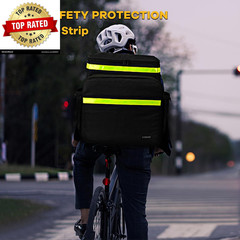 Food Delivery Backpack with 7 Cup Holders, Extra Large Insulated Delivery Bags