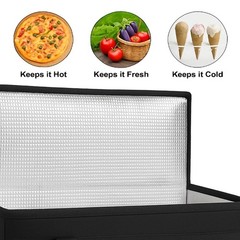 Catering Bag for doordash uber eats Insulated Food Delivery Bag with…