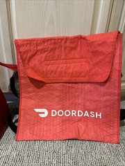 DoorDash Insulated Delivery Bags Set – Standard and Pizza Bags — 1-Owner!