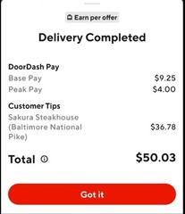 A+ DOORDASH Large Insulated Pizza Delivery Bag 19x19x5″ NEW
