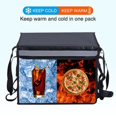 48L Insulated Food Bags XXL with Divider Catering Thermal Food Bag