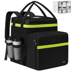 Ytonet XXL Food Delivery Backpack 7 Cup Holders Hot Cold Bag for Uber Eats