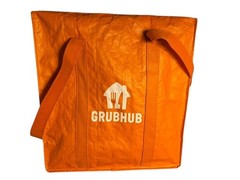Set of 2 Insulated Delivery Bags Hot Food Pizza Tote Straps Zipper new Used