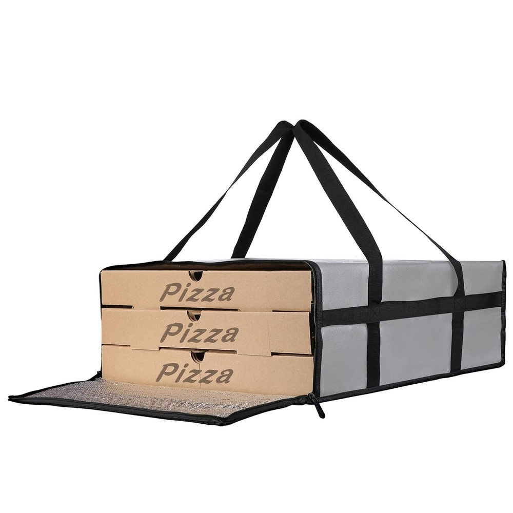 Bodaon Insulated Pizza Delivery Bags, 20x20x6, Hot Food Warmers for…