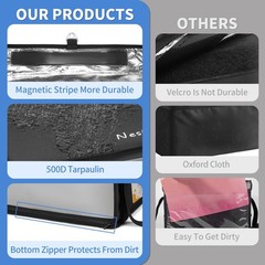 Insulated Food Delivery Bag for -bikes/Scooters/Motorcycles, Waterproof Deliv…