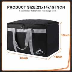 Himal Outdoors Insulated Food Delivery Bag XXXL-23Wx15Hx14D inches Premium In…