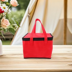 Insulated Food Delivery Bag With Handle 27 Cm Size For Pizza And Seafood