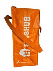 Set of 2 Insulated Delivery Bags Hot Food Pizza Tote Straps Zipper new Used