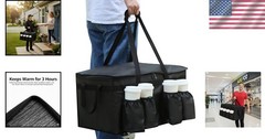 Spacious Insulated Grocery & Delivery Bag | Durable with Exceptional Retention