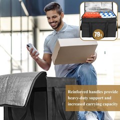 Insulated Bags for Food Delivery, XXXL Pizza Delivery Bags, Large Capacity Co…
