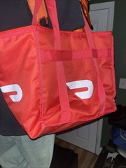 Doordash Insulated Delivery Backpack & Extra Bag. For Bikes/ E-bikes/ Motorcycle