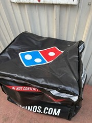 Domino’s Pizza Insulated Bike Bicycle Delivery Bag Carrier Hot Food Motorcycle