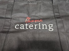 Chick Fil A Catering Tote Bag Lightweight Zip 22x12x14