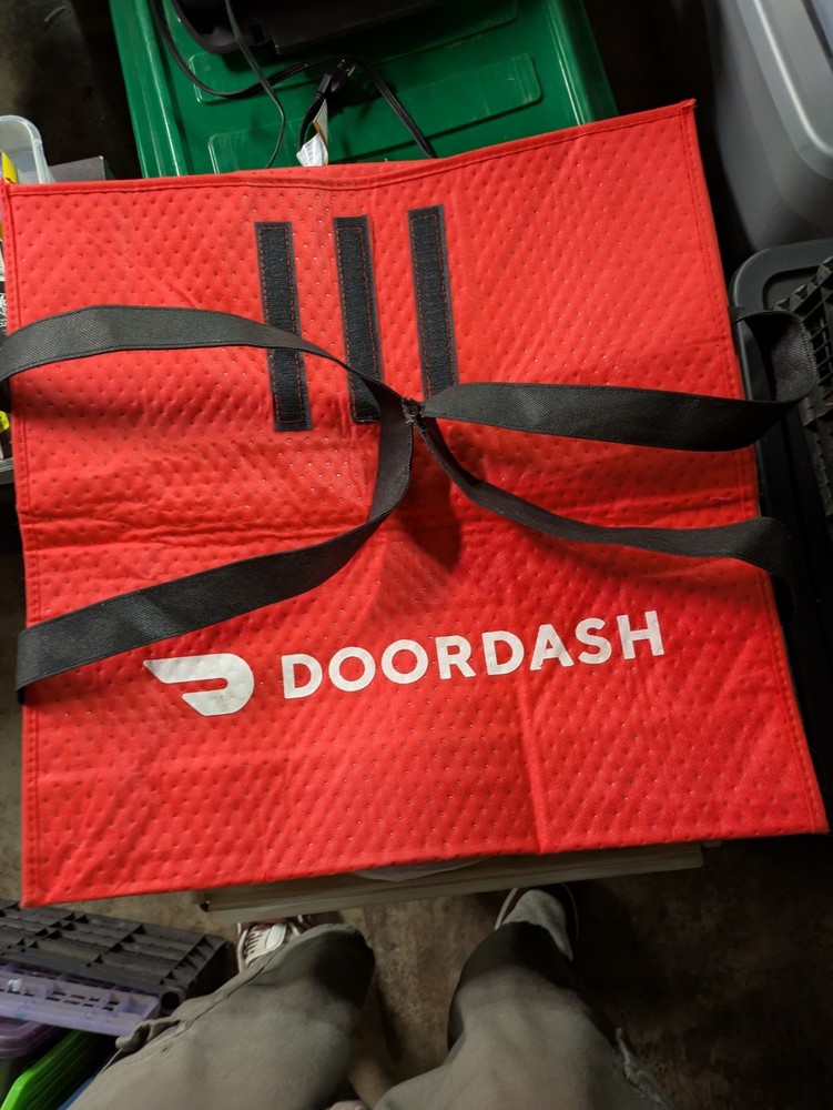 DOORDASH Thermal Insulated HOT/COLD Food Delivery Pizza Bag