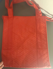 Doordash Red Food Delivery Insulated Bag Zipper