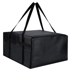 Professional 24″ Insulated Pizza Delivery Bag, Black