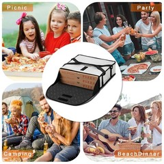 Pizza Bags for Delivery 22″ X 22″ X 5″ — Moisture-Free, Professional Thermal …