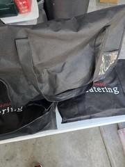 Lot Of 3 Excellent Chick-Fil-A Catering Tote Bag Lightweight Zip 22x12x14
