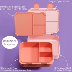 Fimibuke Bento Lunch For Kids Food Jar 32Oz Snack Lunch Container 3