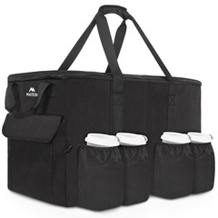 Food Delivery Bag XXL — 23X14X15 Inches, Water Resistant Large Insulated Hot & C