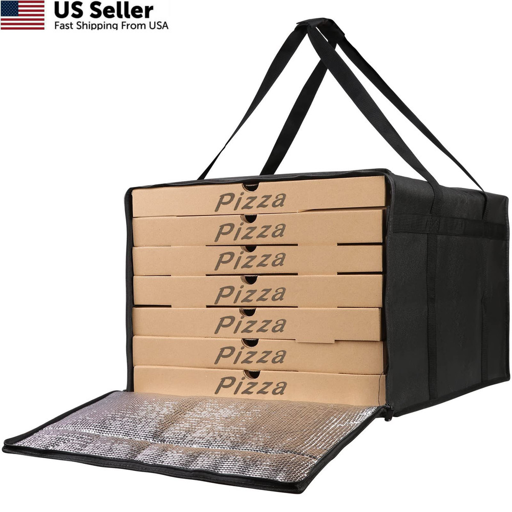 Bodaon Insulated Pizza Delivery Bags, 20″ x x 14″ x 20“ x 14″, Black