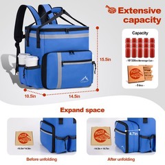Food Delivery Backpack, Insulated Food Delivery Bags for Takeout Bike, Large …